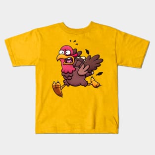 Running Turkey Kids T-Shirt